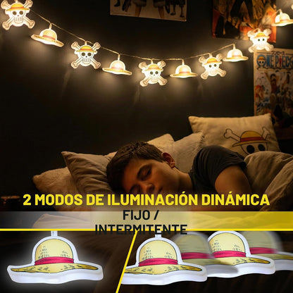 Guirnalda de Luces LED 3D Piratas Bucanera Deco