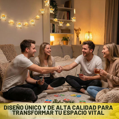 Guirnalda de Luces LED 3D Piratas Bucanera Deco